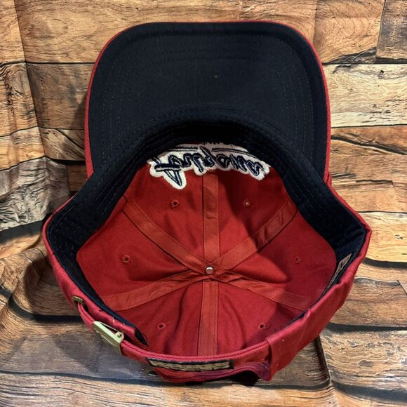 Arizona Wildcats Hat Cap Red Adjustable Strapback Script Logo Ahead EST 1885 - Picture 5 of 7